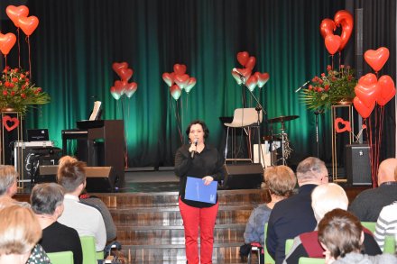 Prowadząca koncert Katarzyna Czyż-Kaźmierczak